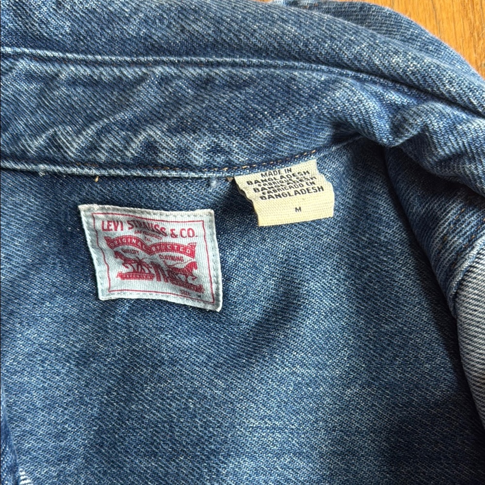 Levi's Blue Button Down Shirt - image 2